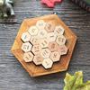 Wooden Puzzle Toy: Intellectual Number Game, Irregular Platter, Kongming Lock, Luban Ball, and Color-Matching Chess Set