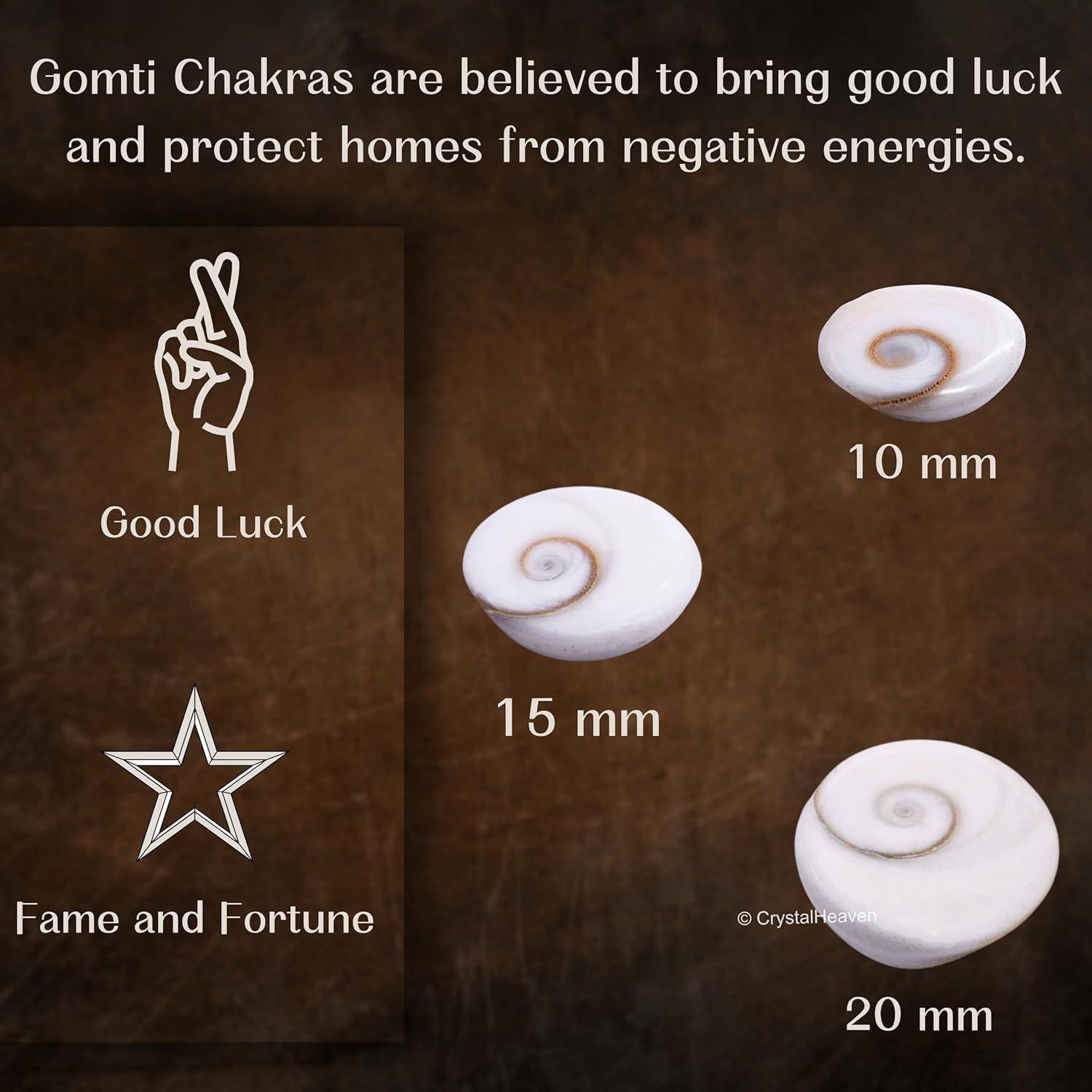 Certified Gomti Chakra Original River Stones - 11 Pieces Gomti Chakra Original from