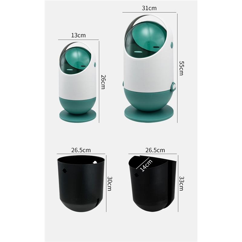 Household Light Luxury Creative Bathroom Kitchen Covered Garbage Bin Living Room Sanitary Paper Towel Toilet Storage Basket