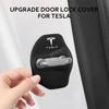 For High-quality Matte Car Door Lock Cover Auto Emblems Case For Tesla Model 3 Model X Y Style Roadster Accessories