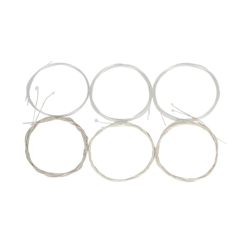 Arabic Oud String Musical Instrument Part Nylon Silver-Plated Alloy Wound String