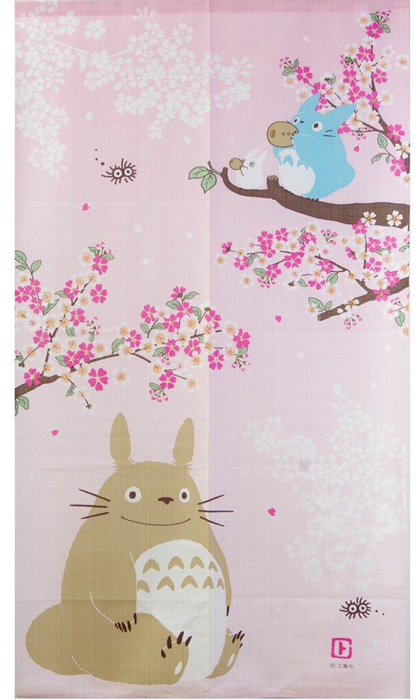 

Studio Ghibli Noren Curtain Neighbor Seasons Noren with Cherry 85 x 150 cm My Totoro Four Blossoms [IT] [DM] Size Approx. (#9842152)
