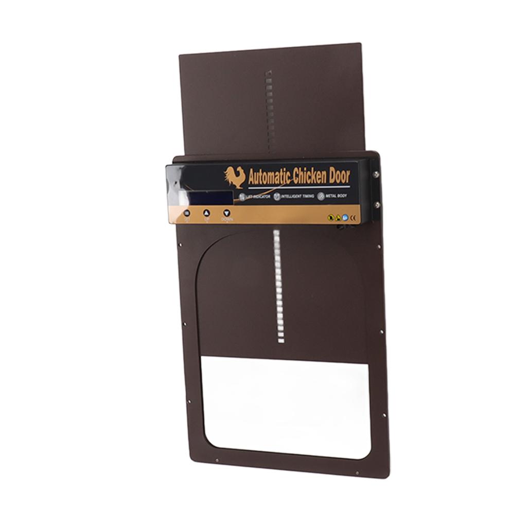 Batteriebetriebene automatische Hühnerstalltür, automatischer Hühnerstalltüröffner, Geflügeltor für Henne