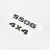 אותיות שחורות מבריקות 550G 4X4 850 550 D35 B40 D6S B63 סמל למרצדס בנץ Brabus G מכונית פגוש תא מטען אחורי W464 מדבקת לוגו