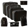 8 PCS/Set Polyester Travel Storage Bag Set Suitcase Organizer  Clothes/Shoes/Cosmetics