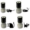 Cute Black Cat Stamp Self Inking Cat Pattern Stamp Mini Kitten Stamp for Journals Cards Planners Scrapbooks Decoration