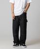 Double Knee Carpenter Denim Pants Black