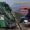 Outdoor Aluminum Trekking Pole/Walking Stick: Straight, T-Grip, Curved, Telescopic Options for Hiking and Skiing.
