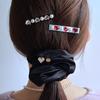 L’OMBRILLANT Black Silk Scrunchie