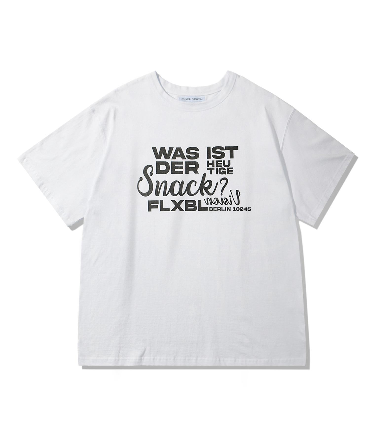 Flexible German Lettering Tee Off White L
