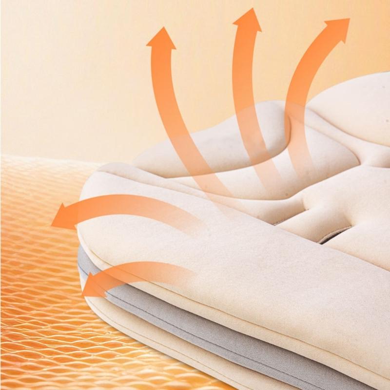 Machine Washable Infant Strollers Cushion Comfortable Cotton Seat Pad Multiple Fasteners Hole For Most Carriages