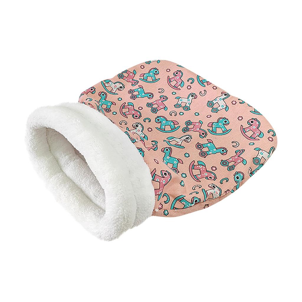 Zimowy śpiwór dla zwierząt, Wewnętrzny śpiwór dla zwierząt, Przytulna jaskinia tunelowa dla zwierząt, Uroczy wewnętrzny śpiwór dla zwierząt, Owijany wygodny zimowy śpiwór