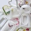 Hydroponic Mould Flowerpot Vase Epoxy Resin Crystal Glue Molds Round Square Heart Test Tube Flower Breeding Silicone