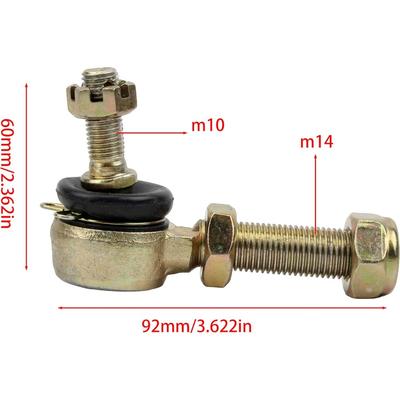 M10xM14 Adjustable Tie Rod Ball Joint for 50cc 70cc 90cc 110cc 125cc 150cc ATV Quad 4-WheeL Chinese Little Bull ATV