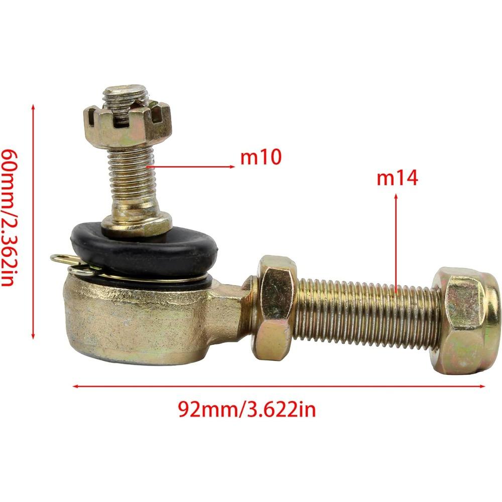

M10xM14 Adjustable Tie Rod Ball Joint for 50cc 70cc 90cc 110cc 125cc 150cc ATV Quad 4-WheeL Chinese Little Bull ATV