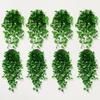 Artificial Green Radish Wall Hanging with Spider Plant Leaves