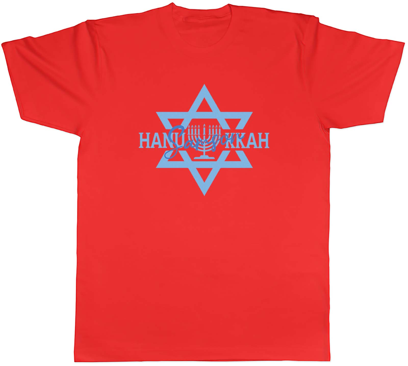 Personalised Hanukkah Candle Unisexs Unisex TShirt Tee Gift S
