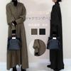 ZeoYoee Shirt Long Plus Solid Loose Office Winter Women's Autumn/Winter Dress, Sleeves, A-Line, Stand-Up Collar, Pockets, Sizes, Color, Casual, Fit,