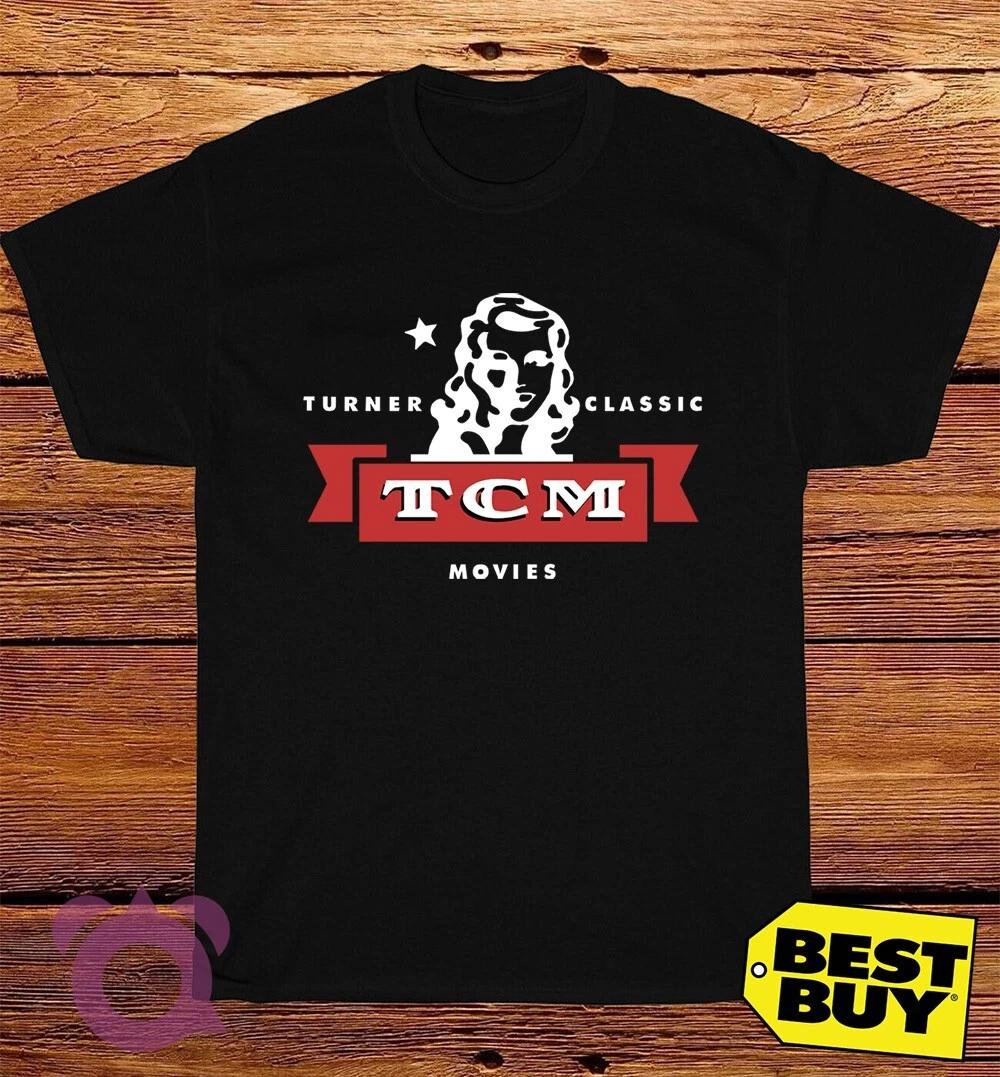 New Tshirt TCM Turner Classic Movie Logo Funny T-Shirt Size S to 5XL S