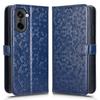 For OnePlus Nord CE5 5G/Ace 5 Racing 5G Wallet Case Dot Pattern Imprint PU Leather Phone Cover with Wrist Strap