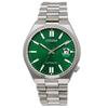 CITIZEN TSUYOSA Collection AUTOMATIC Watch with Sapphire Green and Overseas Model Men's NJ0150-81X Crystal, Silver, [Used]
