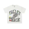 26 Cross-border foreign trade VALL Meichao high street retro washing water old direct injection hot diamond short sleeve pullover men's and women's 