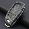 Remote Key Fob Case Cover Carbon Fiber Style ABS Fit for Mercedes Benz A B C E S G Class GLA GLC GLE CLA EQA EQB X243 EQC N293