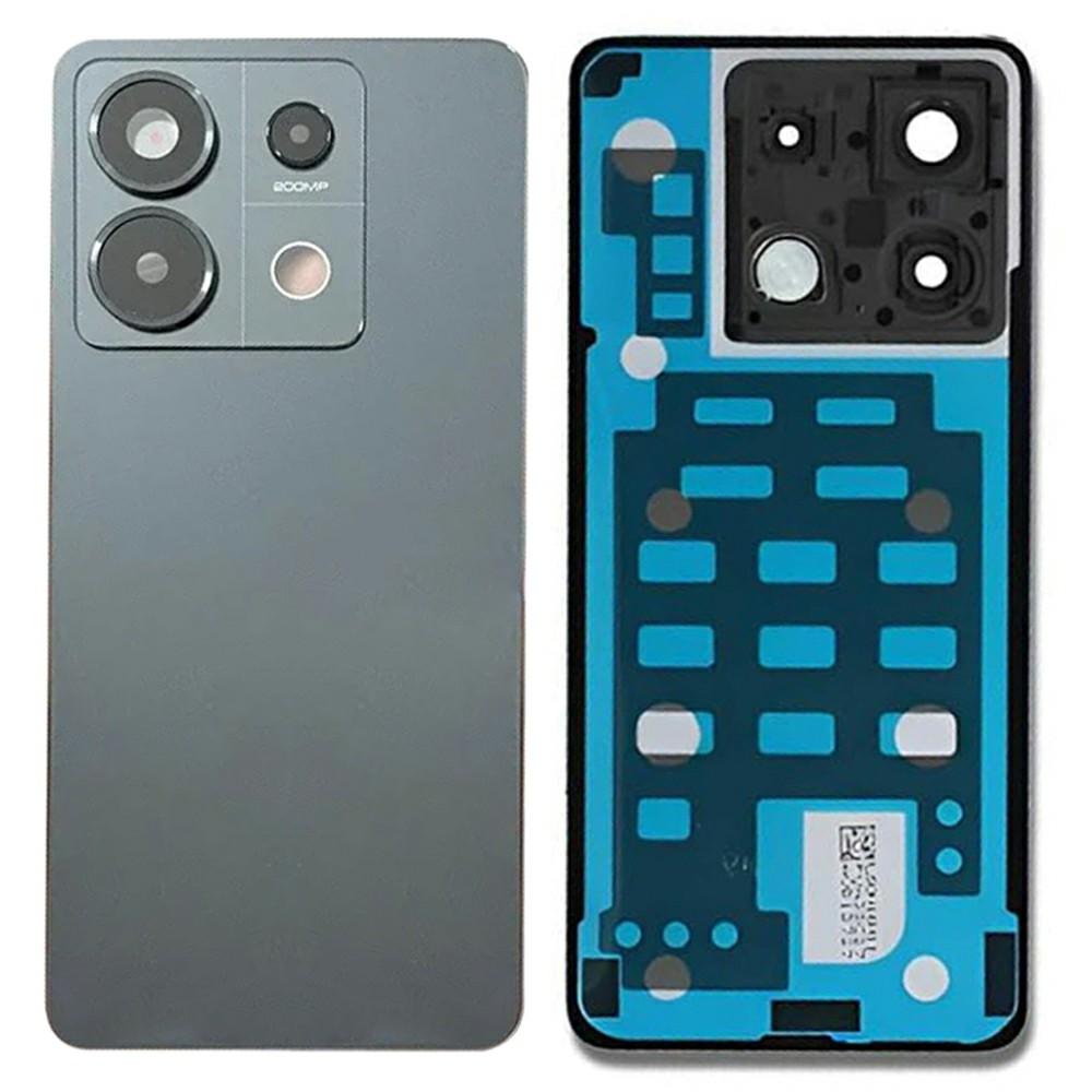 Carcasă baterie spate pentru Xiaomi Redmi Note 13 Pro 5G cu inel pentru cameră, piesă de schimb (Fără Logo)