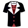 4 Colors Hazbin Hotel Anime Women Men's T-shirts Cartoon Printed O-Neck Oversized Short Sleeves Fashion Mens Clothing Streetwear