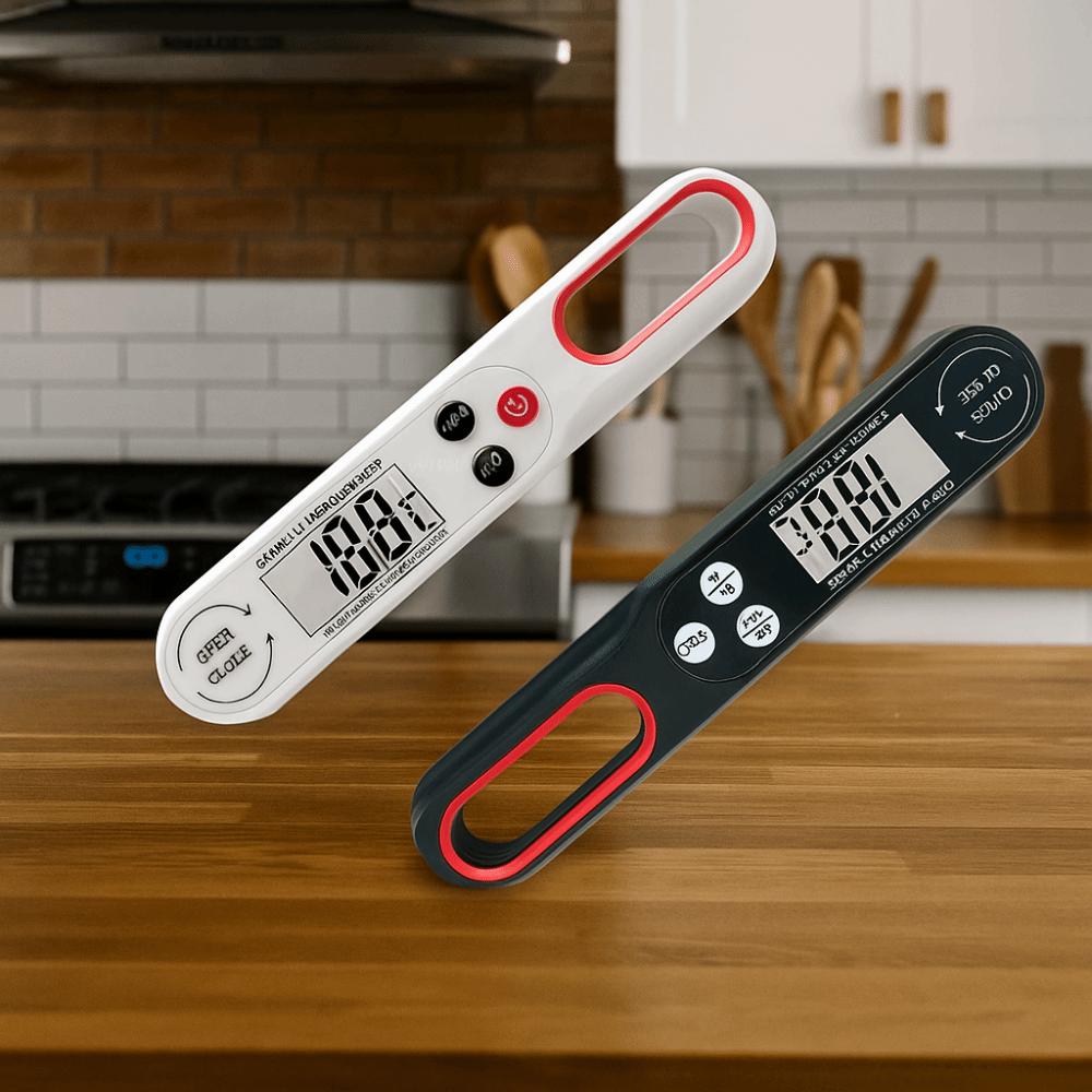 Instant Read Digital Meat Thermometer Waterproof High Precision Probe Food Thermometer Switchable Units Cooking Thermometer BBQ