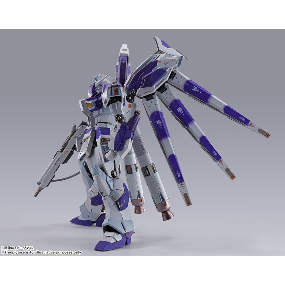 TAMASHII NATIONS Metal Build Mobile Suit Gundam Hi-Nu Gundam Figure 205mm ABS PVC Diecast Painted Action Figure