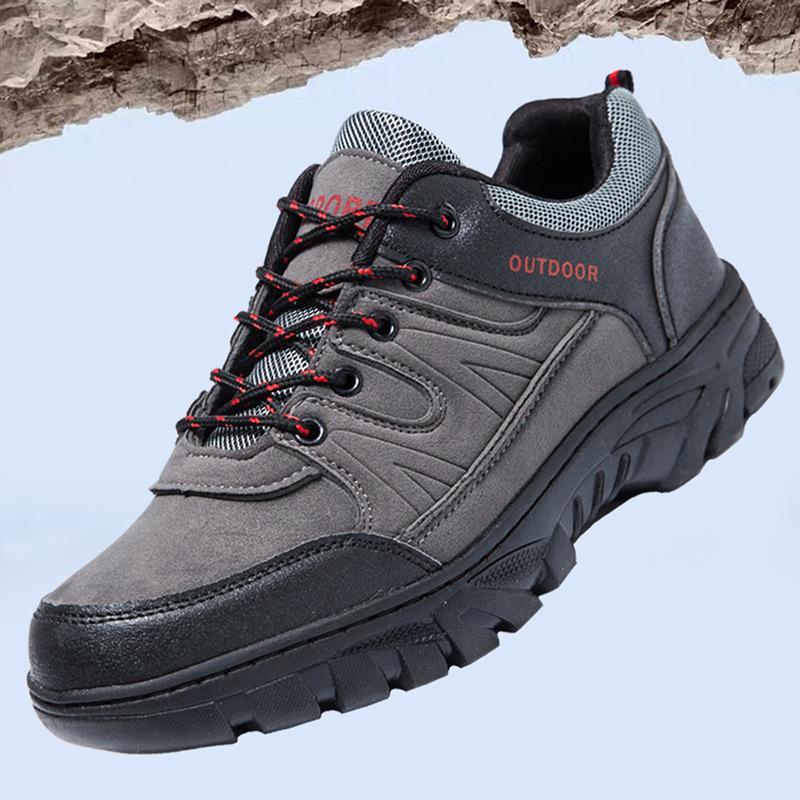 Hiking Shoes New Men's Casual Trend Lace-up Flat Shoes Men's Shoes