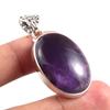 Natural Cacoxenite Gemstone 925 Solid Sterling Silver Jewelry Pendant 1.8'' p6C90