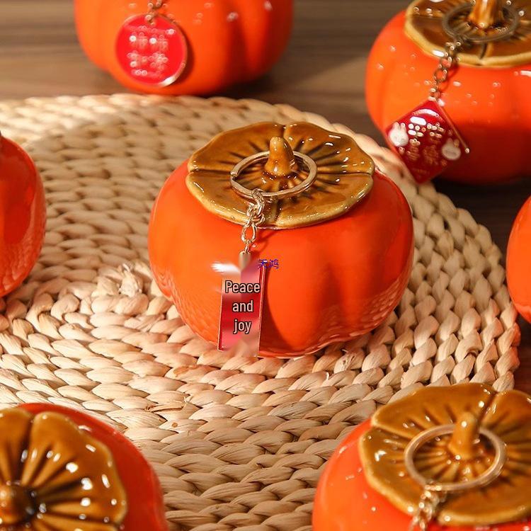 Persimmon Home Decor Set: Perfect Housewarming Gift and Moving Ceremony Ornament.