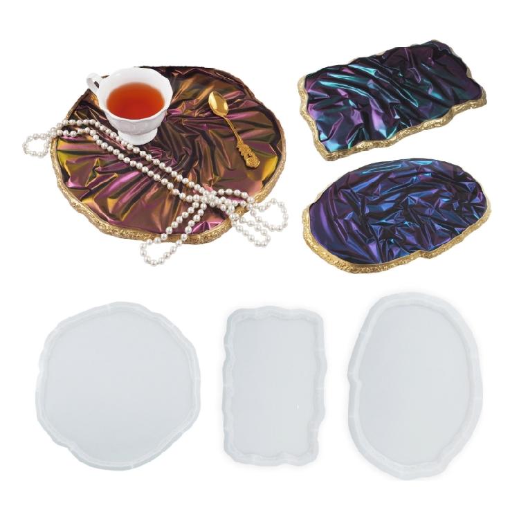 Multi-Shapes Resin Coaster Molds Coaster Moulds Resin Casting Coaster Moulds