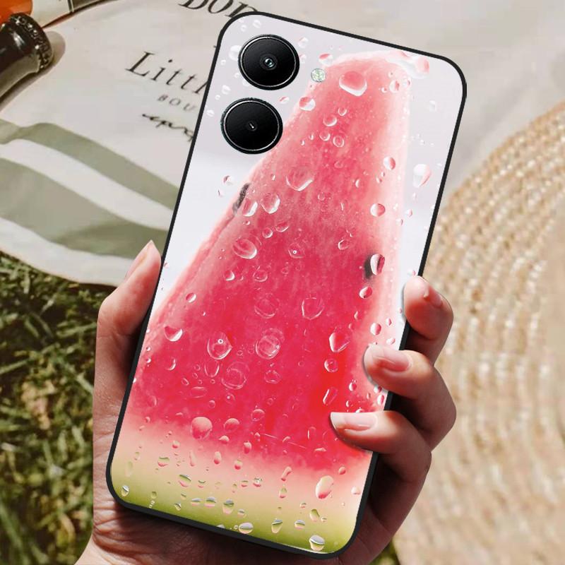 Etui do Realme 10 4G Czarne Miękki Silikon Odporne na Wstrząsy Pokrowiec do Telefonów Realme 10 2022 Realme10 C33 C 33 4G Ochronne Fundas