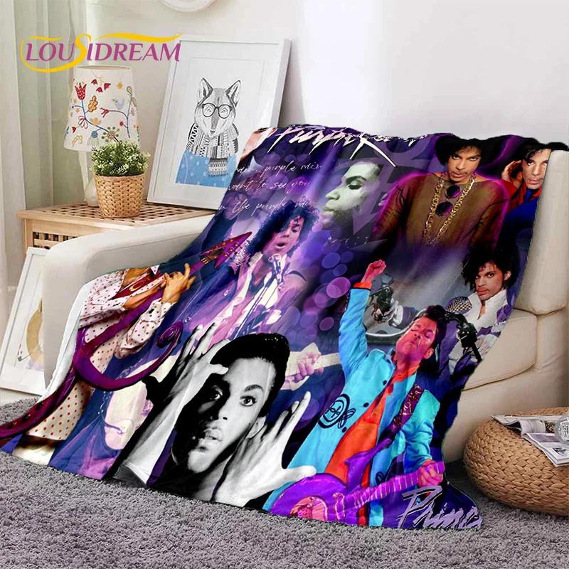 Artist Purple Rain Prince Rogers Nelson Soft Flannel Blanket,Throw Blanket Comfortable Blanket for Picnic Beds Sofa Home Bedroom