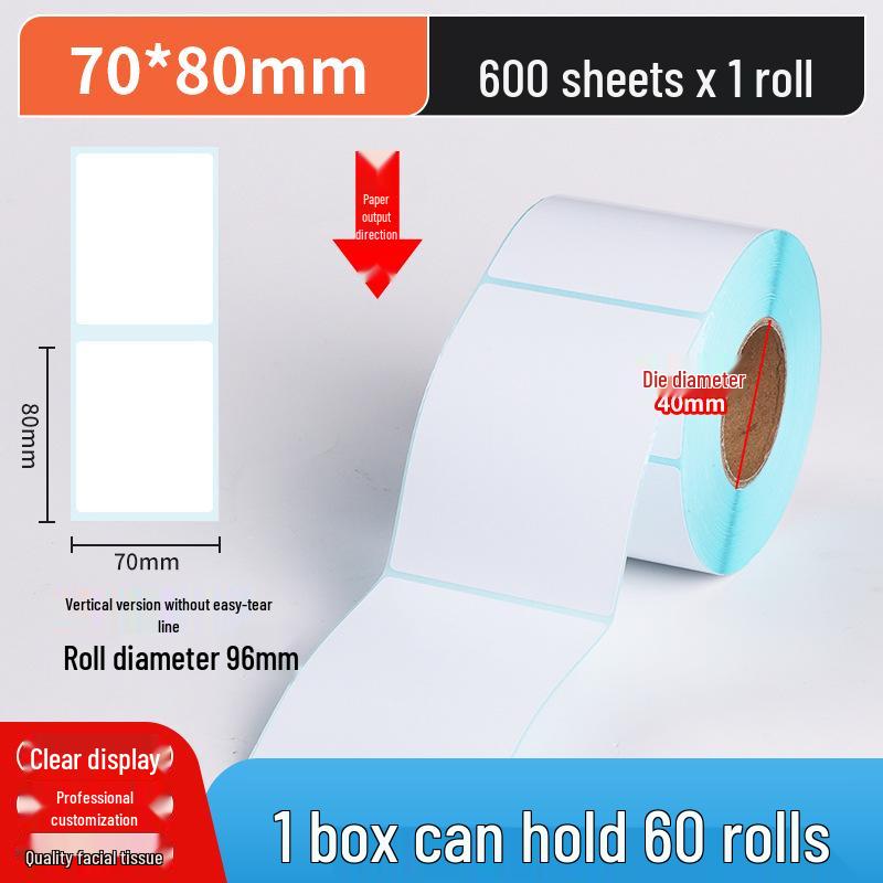 Durable Thermal Adhesive Barcode & Price Label Stickers