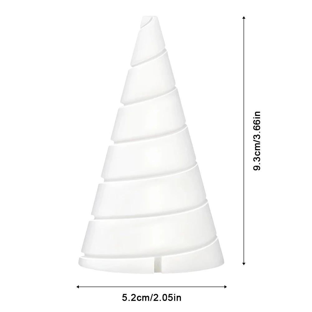 Essential Gardening Tool Reusable Gardening Wire Antenna Jigs White Spiral Coil Wire Winding Fibonacci Coil Winding Jig