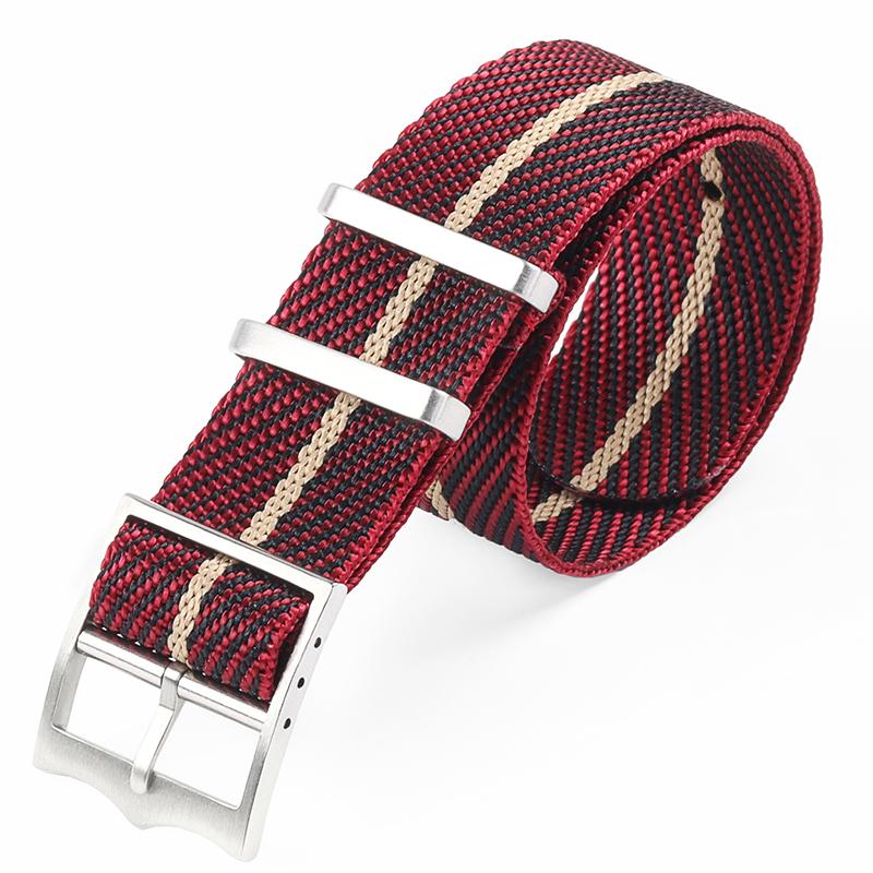 High Density Canvas Nylon Watchband for Rolex 20mm 22mm Replacement Bracelet for Seiko Universal Belt Wristband Watch Accessory