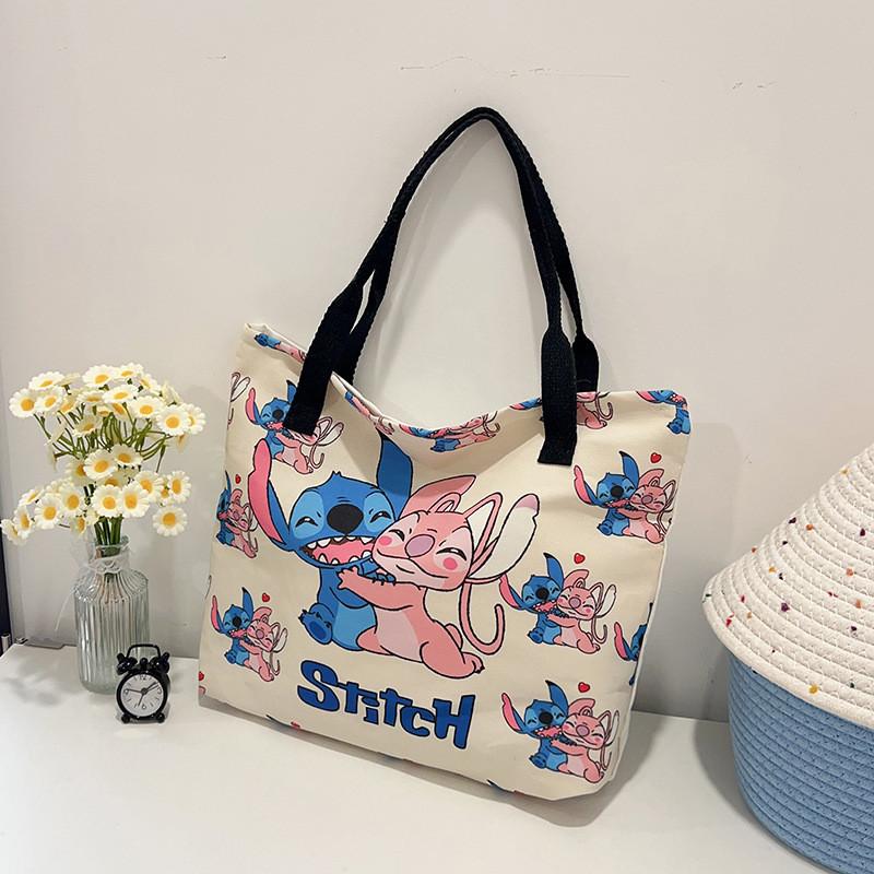 Minnie Cartoon Canvas Tote Bag With Large Capacity For Daily Use