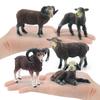 Authentic Black Sheep And Lamb Model Toys For Kids Fun Farm Animal Exploration