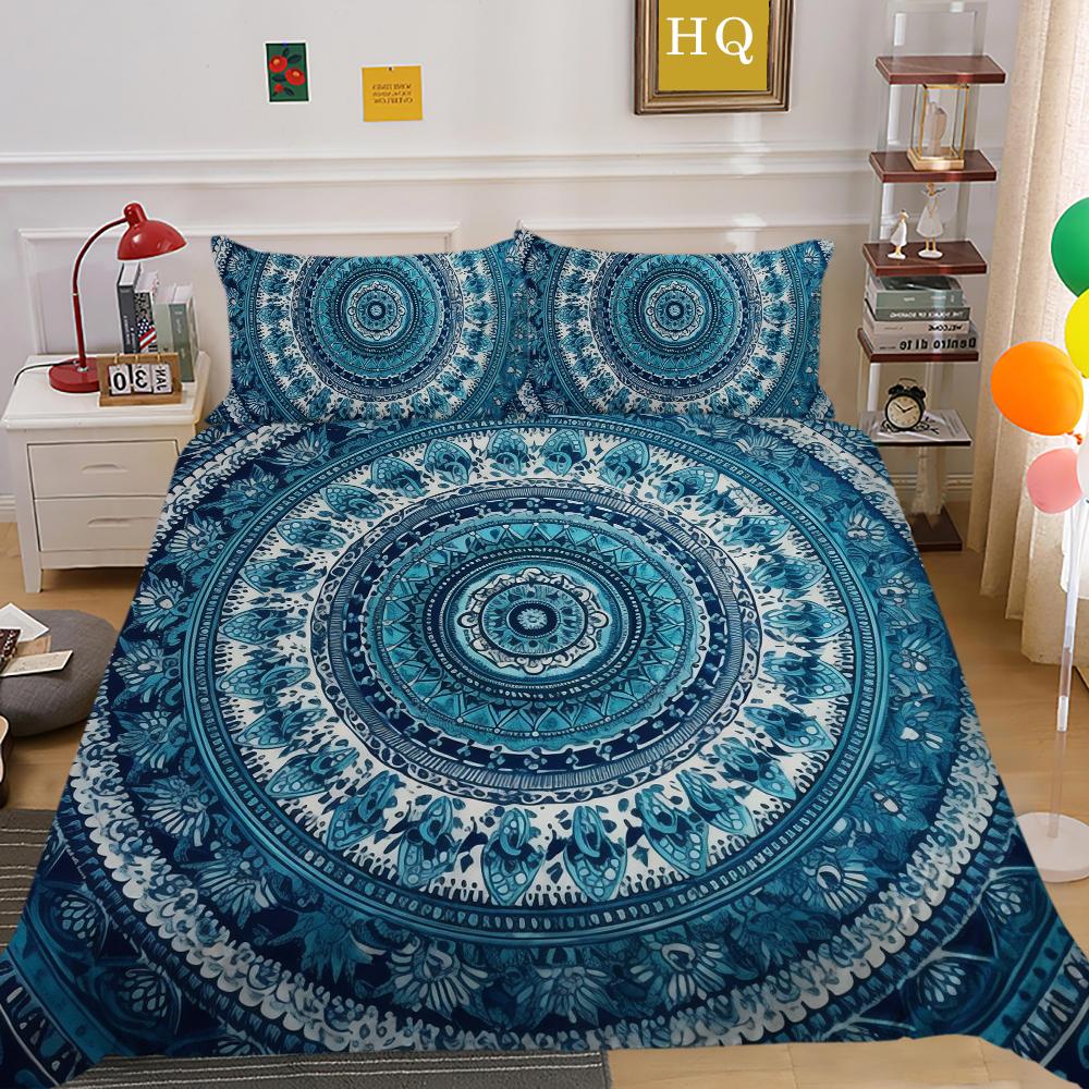 

Комплект постельного белья для дома с 3D принтом дурмана, полиэстер, пододеяльник, женские постельные принадлежности, костюмы, мягкий домашний текстиль королевского размера EU Single 135x200cm