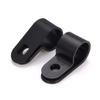200Pcs  Nylon Plastic R-Type Cable Clamps 3/16" 1/4" 3/8" 1/2" 3/4" 1" Clips Fasteners Assortment for Cable