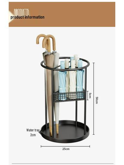 Large-Capacity Umbrella Stand for Home or Commercial Use