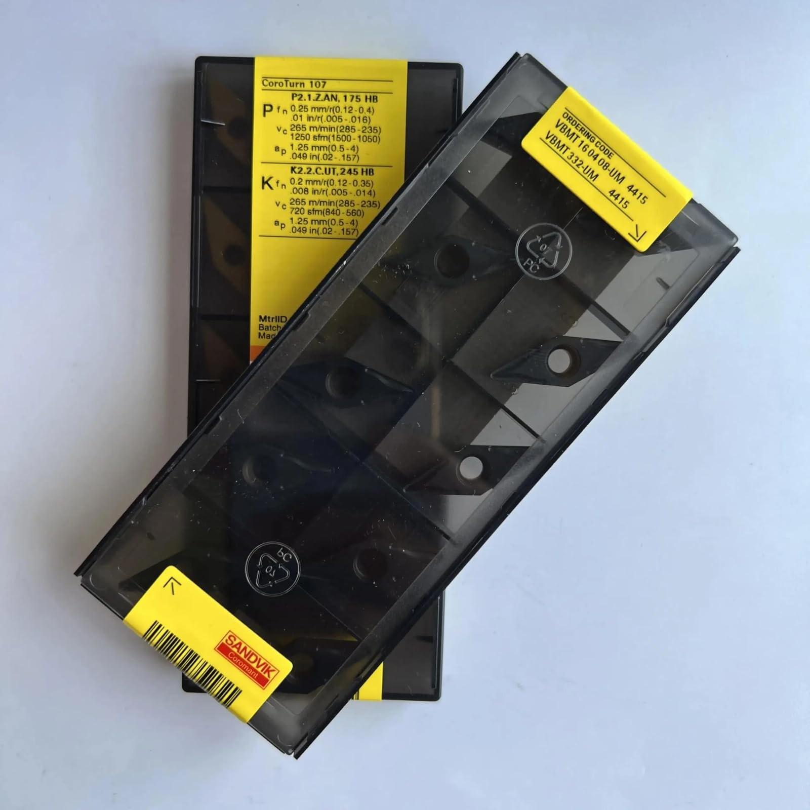 

Original Sandvik / VBMT160408-UM 4415 / CNC lathe carbide blade 10 PCS