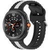 Two-tone Silicone Strap for Samsung Galaxy Watch 8 44mm 40mm Original Bracelet Belt Correa for Galaxy Watch 8 Classic 46mm Band