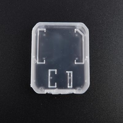 10 fundas para tarjetas SD transparentes estándar para SD, SDHC y MicroSD