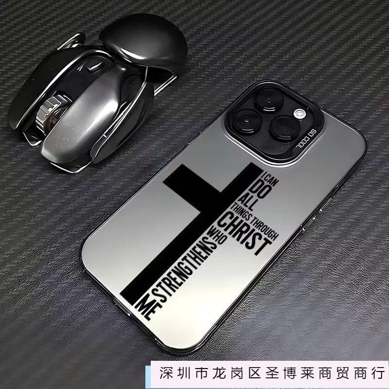 New English applicable iphone16 mobile phone case Apple 15promax/14 trendy brand 13pro12 Europe and America 11xr