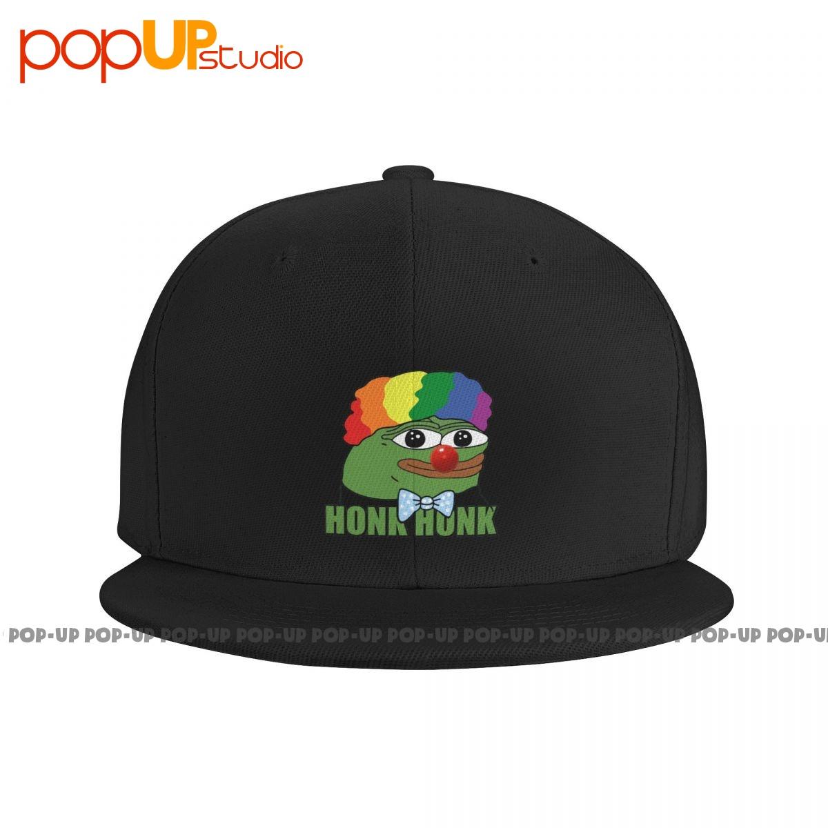 

Rare Clown Pepe Honk Honk Honkler Meme Snapback Cap Premium High Quality Baseball Caps
